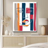 Painting by Numbers Abstract Art Geometry Shapes & Face
